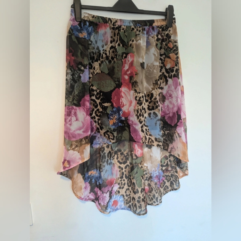 sheer overlay skirt